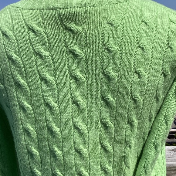 J. Crew Cashmere Cable Knit Sweater - Picture 9 of 10